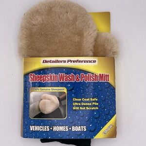 Eurow Premium Australian Merino Sheepskin Lambs Wool Wash Mitt Detailing Car